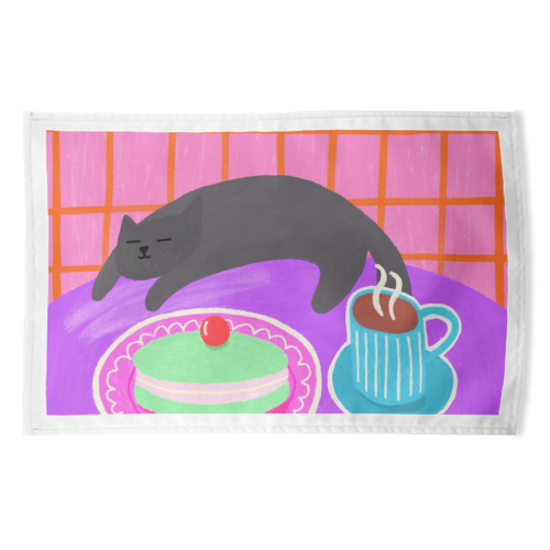 Table Naps - funny tea towel by The Paper Tail