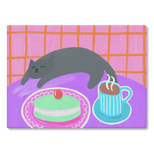 Table Naps - glass chopping board by The Paper Tail