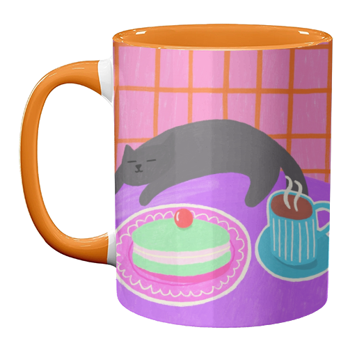 Table Naps - unique mug by The Paper Tail