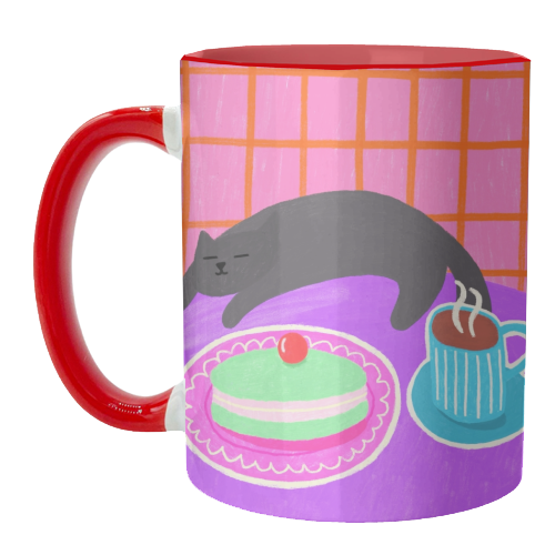 Table Naps - unique mug by The Paper Tail