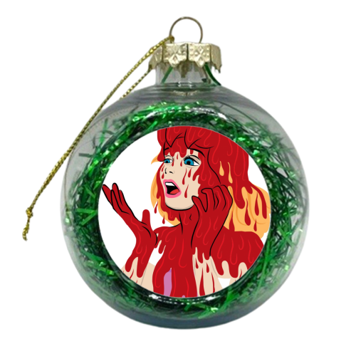 Take Cinderella to the prom. I dare you! - xmas bauble by ainsley wilson