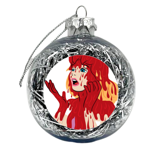 Take Cinderella to the prom. I dare you! - xmas bauble by ainsley wilson