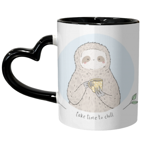 Take time to chill - unique mug by Ellie Bednall