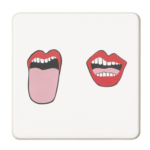 Talk to Me - personalised beer coaster by Yazmin Brooks