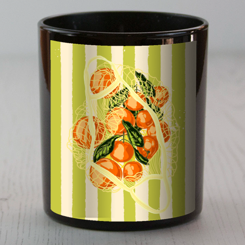 Tangerines in Mesh Bag – Citrus Pop Delight - scented candle by EZbie