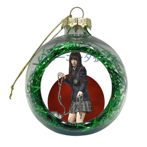 Tarantino - Kill Bill  - Gogo Yubari - xmas bauble by Dan Avenell