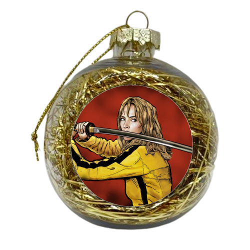 Tarantino: Kill Bill - The Bride - xmas bauble by Dan Avenell