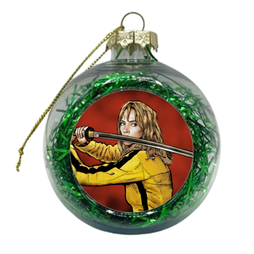 Tarantino: Kill Bill - The Bride - xmas bauble by Dan Avenell