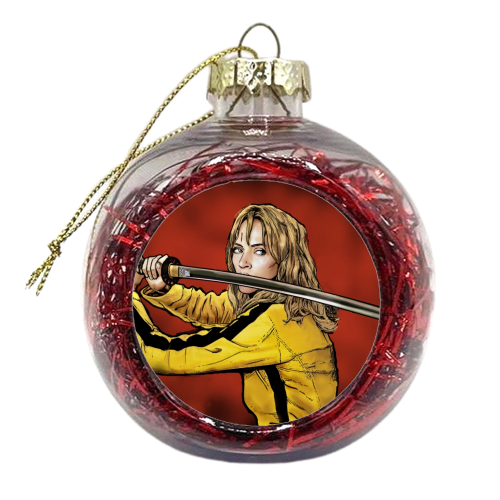 Tarantino: Kill Bill - The Bride - xmas bauble by Dan Avenell