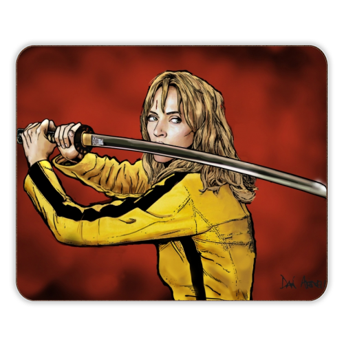 Tarantino: Kill Bill - The Bride - designer placemat by Dan Avenell