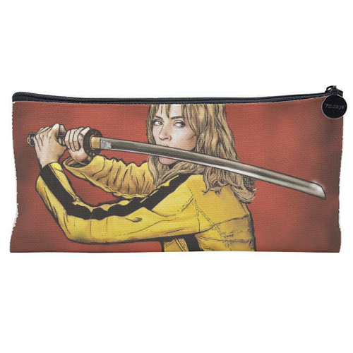 Tarantino: Kill Bill - The Bride - flat pencil case by Dan Avenell