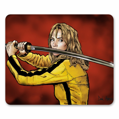 Tarantino: Kill Bill - The Bride - mouse mat by Dan Avenell