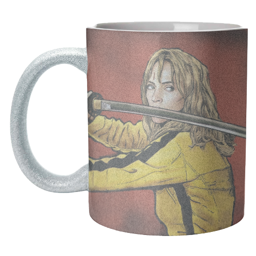 Tarantino: Kill Bill - The Bride - unique mug by Dan Avenell