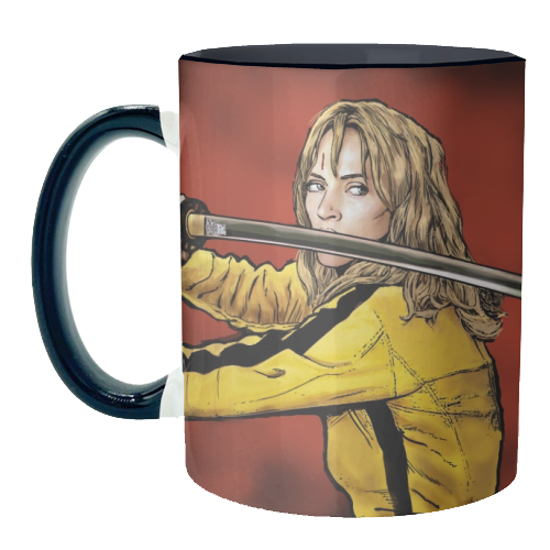 Tarantino: Kill Bill - The Bride - unique mug by Dan Avenell