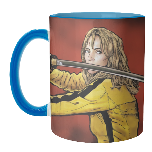 Tarantino: Kill Bill - The Bride - unique mug by Dan Avenell