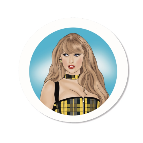 Tartan Tay Print - Magnet by Drawings by Firefly