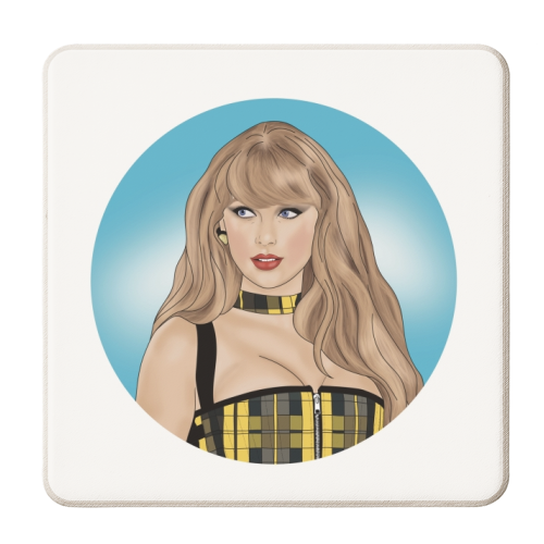 Tartan Tay Print - personalised beer coaster by Drawings by Firefly