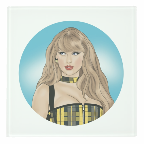 Tartan Tay Print - personalised beer coaster by Drawings by Firefly