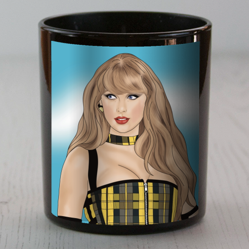 Tartan Tay Print - scented candle by Drawings by Firefly