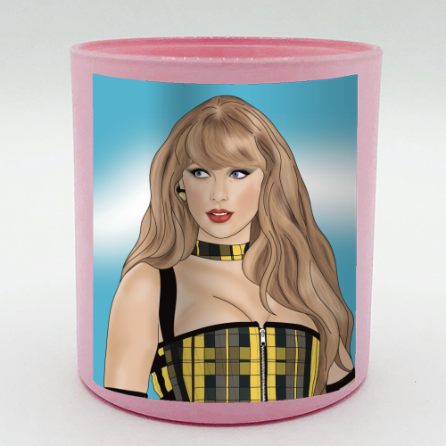 Tartan Tay Print - scented candle by Drawings by Firefly