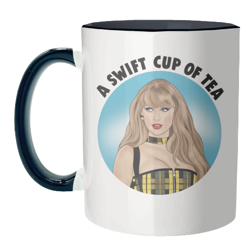 Tartan Tay Print - unique mug by Drawings by Firefly