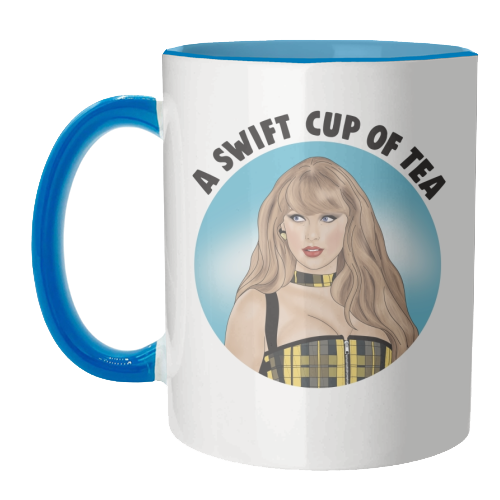 Tartan Tay Print - unique mug by Drawings by Firefly