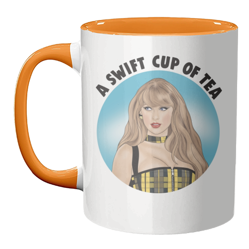 Tartan Tay Print - unique mug by Drawings by Firefly