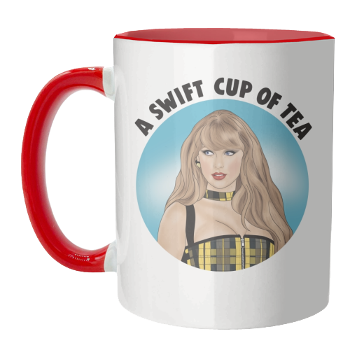 Tartan Tay Print - unique mug by Drawings by Firefly