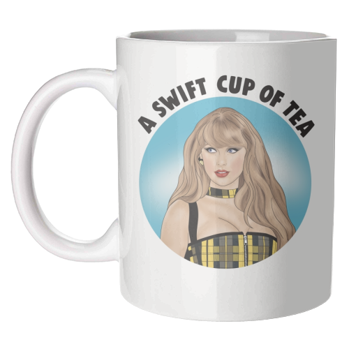 Tartan Tay Print - unique mug by Drawings by Firefly