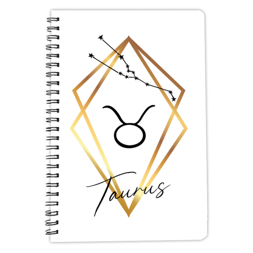 taurus celestial - personalised A4, A5, A6 notebook by Anastasios Konstantinidis