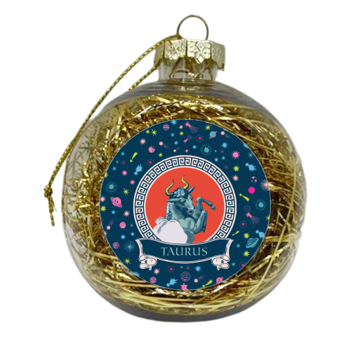 Taurus - xmas bauble by Wallace Elizabeth