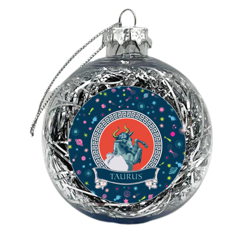 Taurus - xmas bauble by Wallace Elizabeth