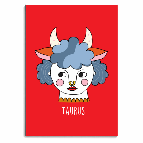 Taurus Girl - personalised A4, A5, A6 notebook by Nichola Cowdery