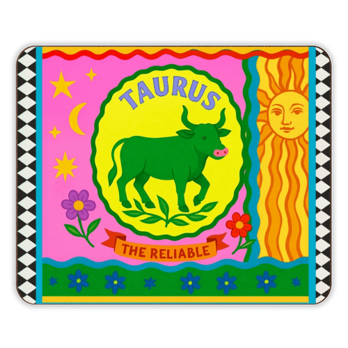 TAURUS STAR SIGN ‘THE RELIABLE' - designer placemat by Wallace Elizabeth