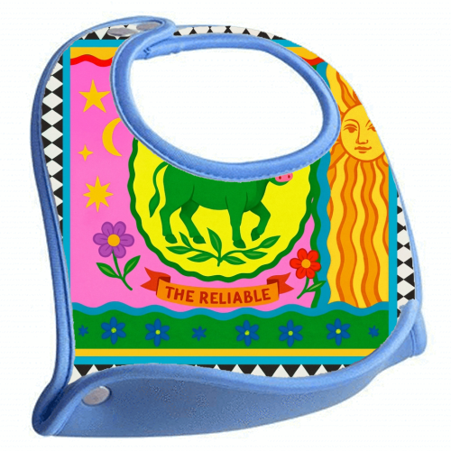 TAURUS STAR SIGN ‘THE RELIABLE' - feeding bib by Wallace Elizabeth
