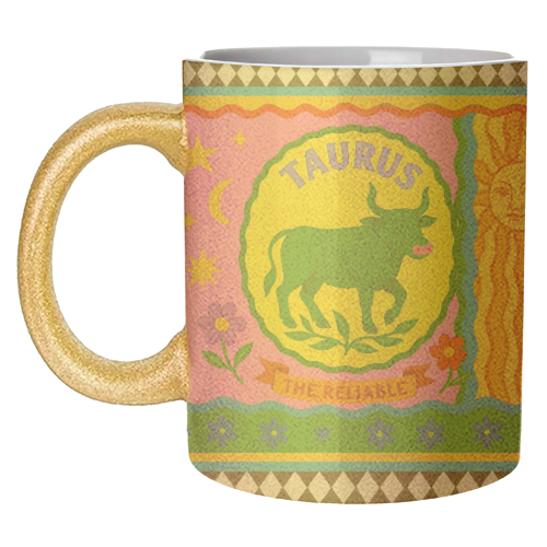 TAURUS STAR SIGN ‘THE RELIABLE' - unique mug by Wallace Elizabeth