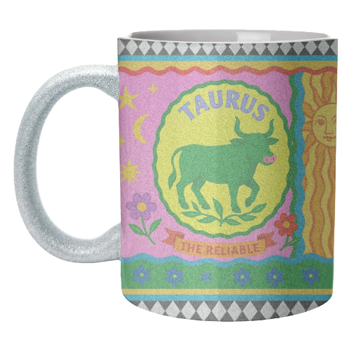 TAURUS STAR SIGN ‘THE RELIABLE' - unique mug by Wallace Elizabeth