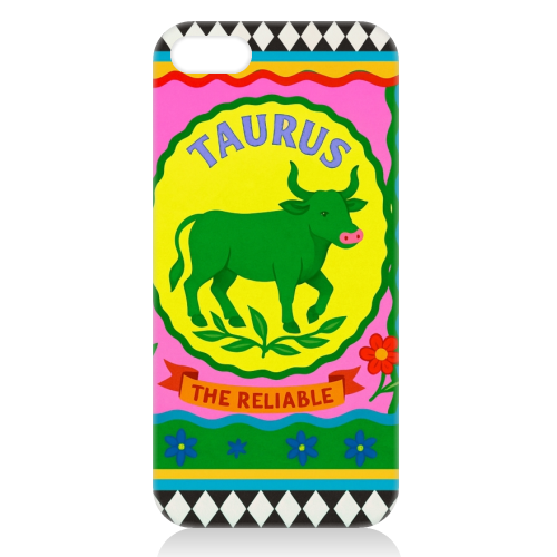 TAURUS STAR SIGN ‘THE RELIABLE' - unique phone case by Wallace Elizabeth