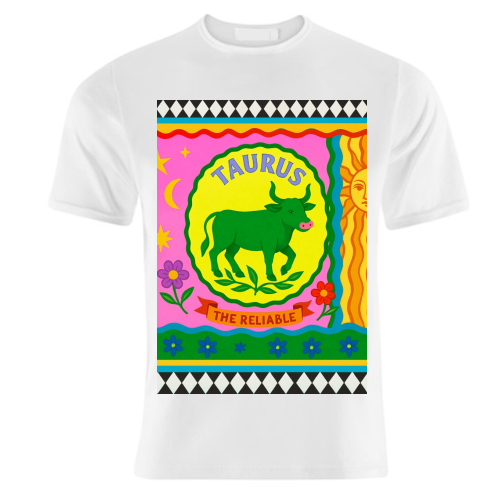 TAURUS STAR SIGN ‘THE RELIABLE' - unique t shirt by Wallace Elizabeth