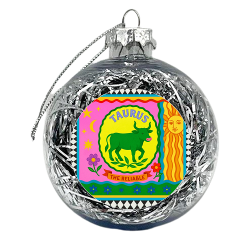 TAURUS STAR SIGN ‘THE RELIABLE' - xmas bauble by Wallace Elizabeth