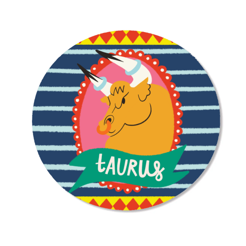 Taurus Zodiac Astrology Star Sign Design - Magnet by AbiGoLucky
