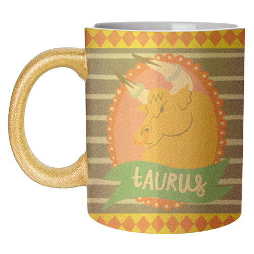 Taurus Zodiac Astrology Star Sign Design - unique mug by AbiGoLucky