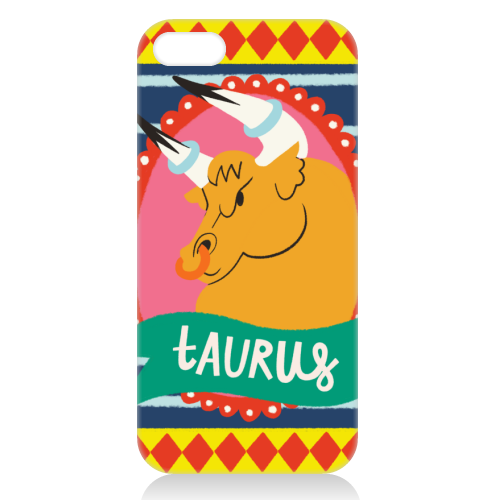 Taurus Zodiac Astrology Star Sign Design - unique phone case by AbiGoLucky