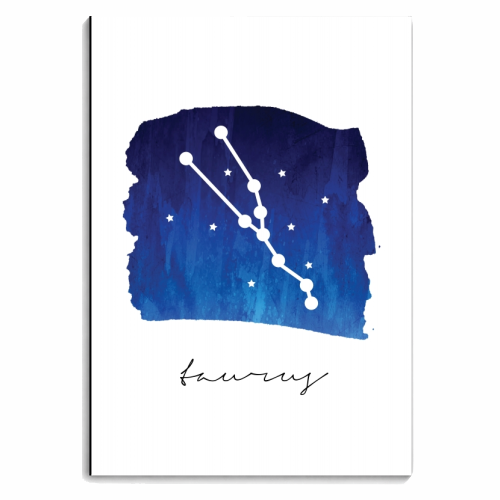 Taurus Zodiac Constellation - personalised A4, A5, A6 notebook by Toni Scott