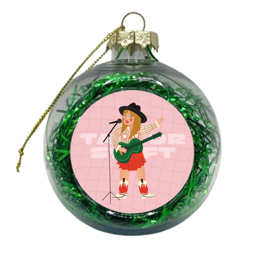 TAY Illustration Art Giftware - xmas bauble by AbiGoLucky
