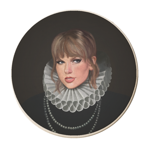 Tay Renaissance Black - personalised beer coaster by AbiGoLucky