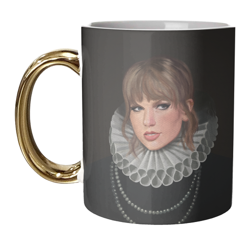 Tay Renaissance Black - unique mug by AbiGoLucky