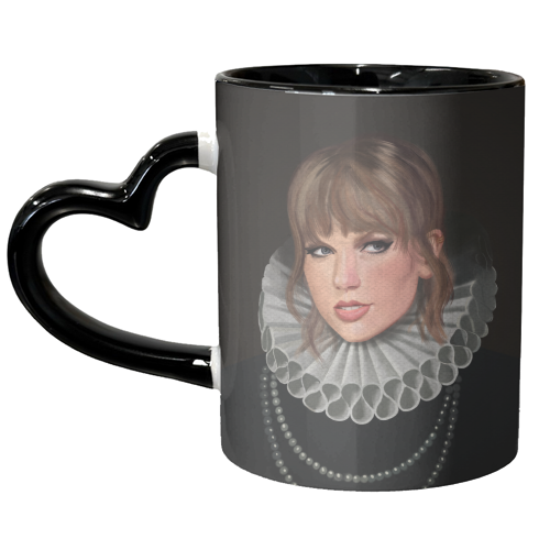 Tay Renaissance Black - unique mug by AbiGoLucky