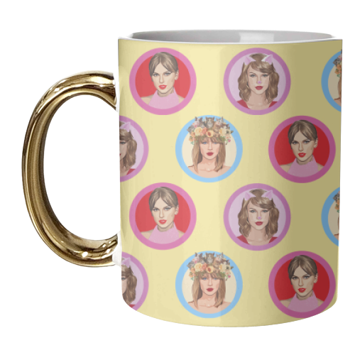 Tay Tay Balls Lemon - unique mug by DOLLY WOLFE
