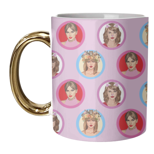 Tay Tay Balls Lilac - unique mug by DOLLY WOLFE